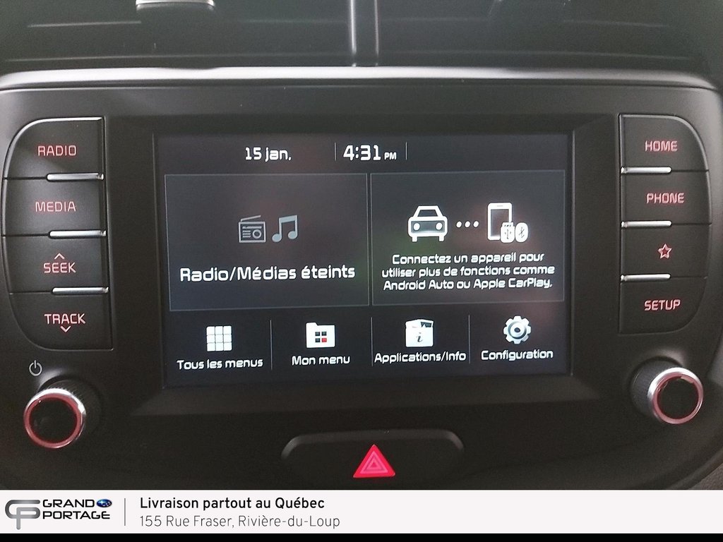 2021 Kia Soul EX, CVT à traction avant in Rivière-du-loup, Quebec - 17 - w1024h768px