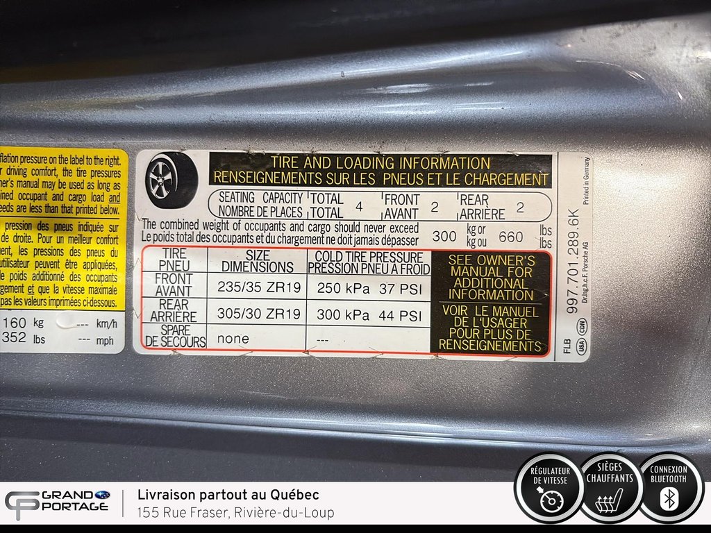 Porsche 911 Turbo S, PDK, Convertible, Bas KM 2012 à Rivière-du-loup, Québec - 23 - w1024h768px