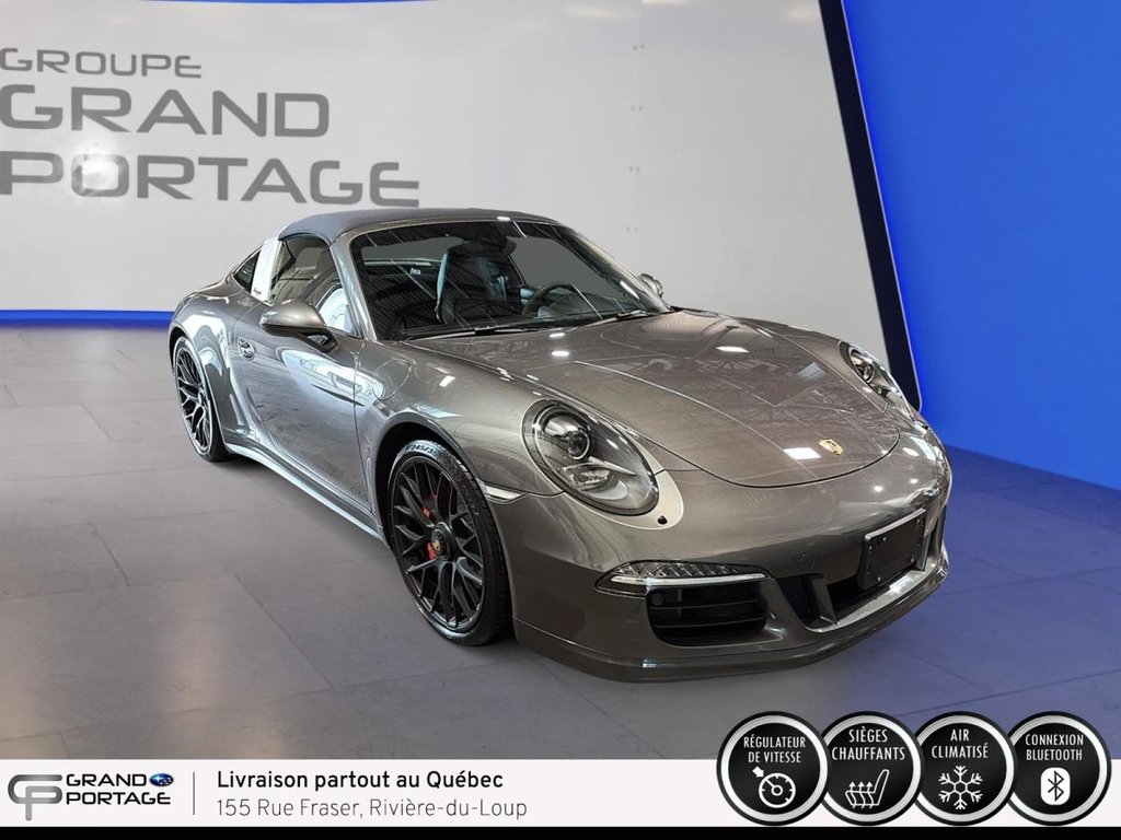 Porsche 911 Targa 4 GTS, PDK, Premium Package, 2 ans Garantie 2016 à Rivière-du-loup, Québec - 4 - w1024h768px