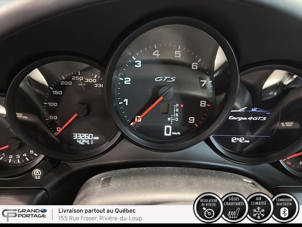 Porsche 911 Targa 4 GTS, PDK, Premium Package, 2 ans Garantie 2016 à Rivière-du-loup, Québec - 16 - w1024h768px