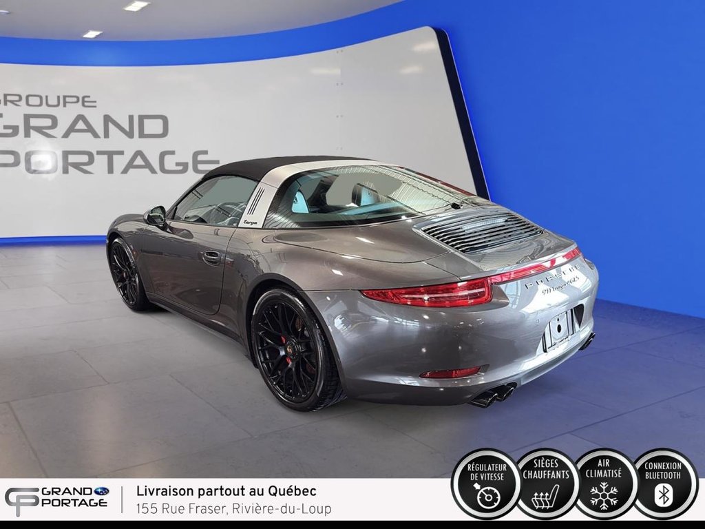 Porsche 911 Targa 4 GTS, PDK, Premium Package, 2 ans Garantie 2016 à Rivière-du-loup, Québec - 8 - w1024h768px
