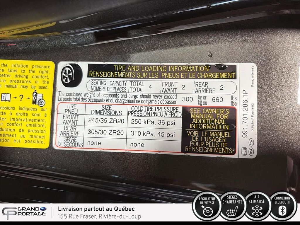 Porsche 911 Targa 4 GTS, PDK, Premium Package, 2 ans Garantie 2016 à Rivière-du-loup, Québec - 19 - w1024h768px