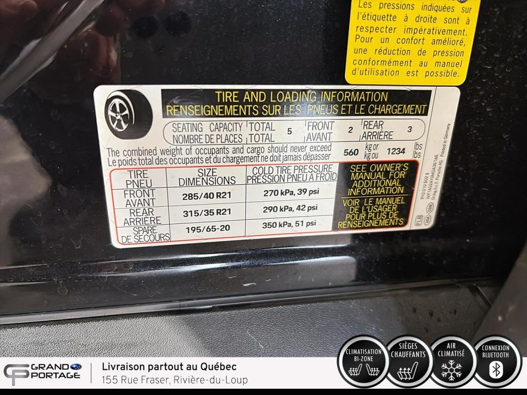 Porsche Cayenne GTS, Garantie Porsche (Certifiée 2 ans) 2021 à Rivière-du-loup, Québec - 20 - w1024h768px