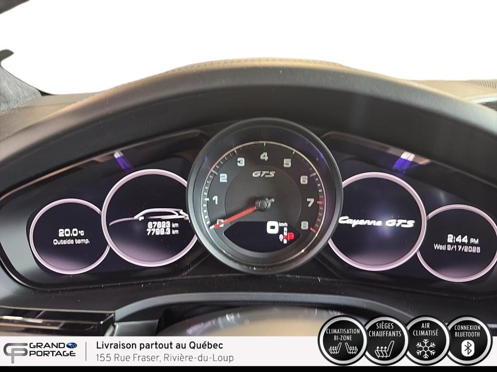 Porsche Cayenne GTS, Garantie Porsche (Certifiée 2 ans) 2021 à Rivière-du-loup, Québec - 18 - w1024h768px