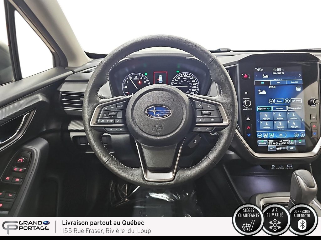 Subaru Crosstrek Touring, CVT à traction intégrale 2024 à Rivière-du-loup, Québec - 12 - w1024h768px