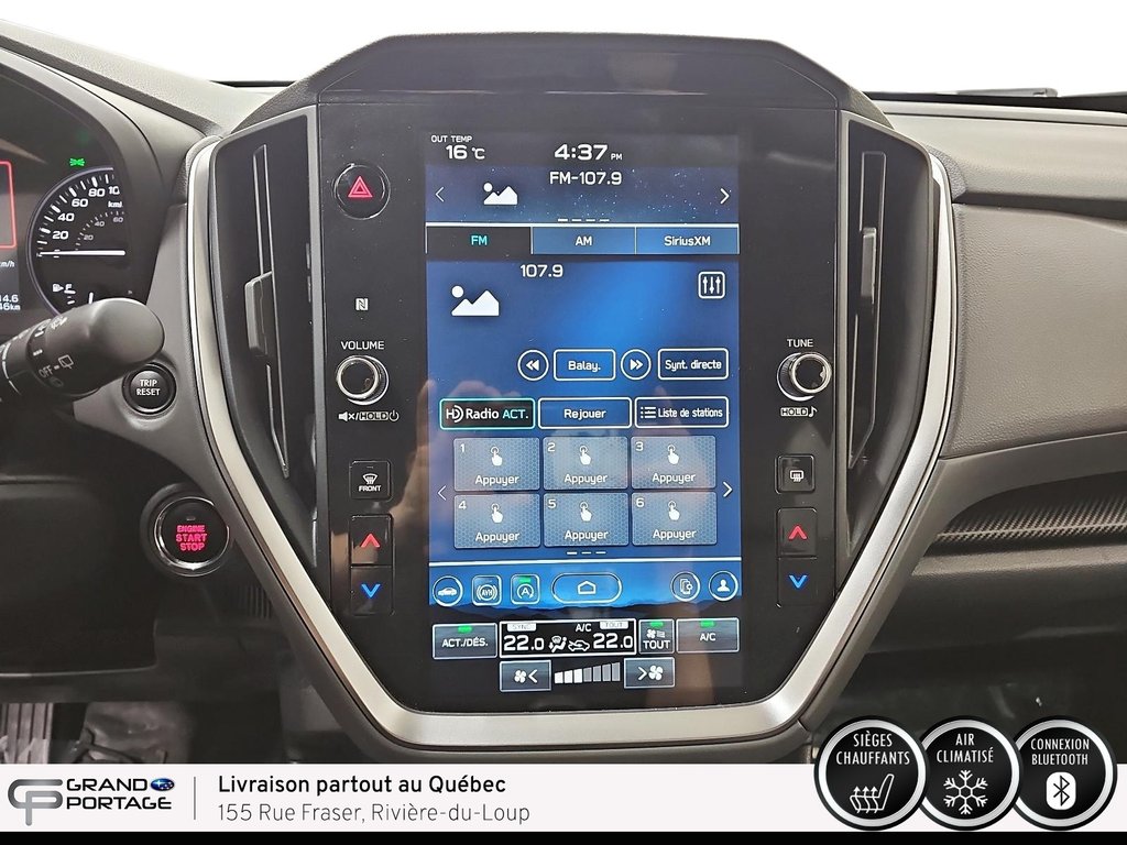 Subaru Crosstrek Touring, CVT à traction intégrale 2024 à Rivière-du-loup, Québec - 18 - w1024h768px