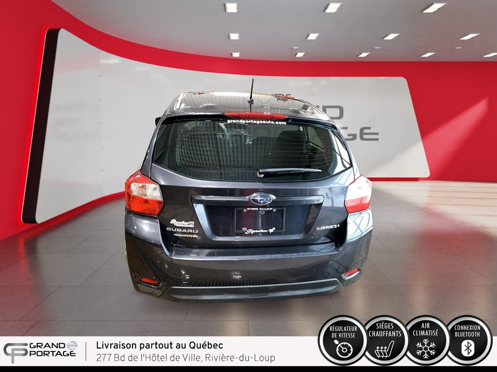 Subaru Impreza Tourisme, boîte manuelle à traction intégrale 2014 à Rivière-du-loup, Québec - 6 - w1024h768px
