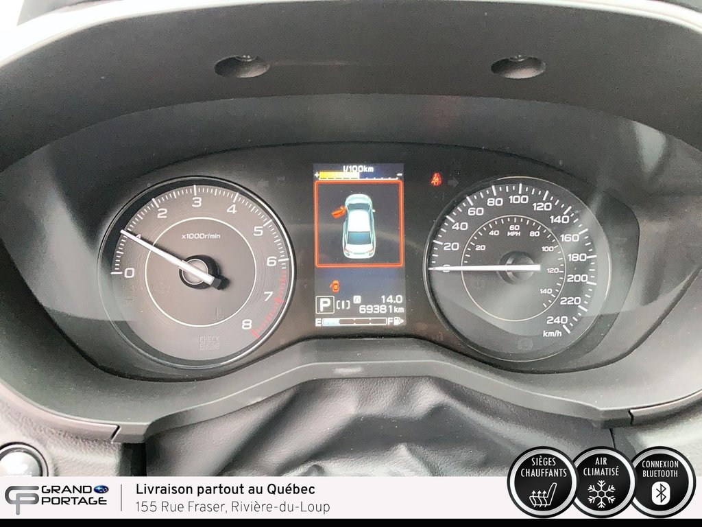 Subaru Impreza Touring, CVT à traction intégrale 2022 à Rivière-du-loup, Québec - 18 - w1024h768px
