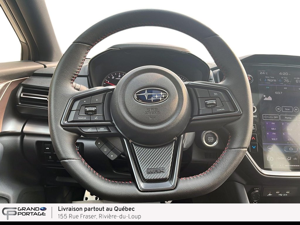 2023 Subaru WRX Sport, boîte manuelle à traction intégrale in Rivière-du-loup, Quebec - 15 - w1024h768px