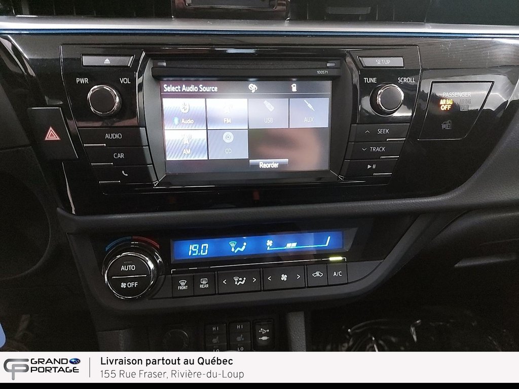 Toyota Corolla S, boîte automatique à traction avant 2016 à Rivière-du-loup, Québec - 17 - w1024h768px