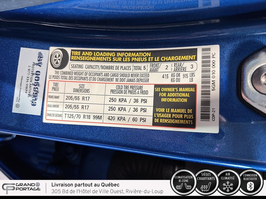 Volkswagen Jetta Comfortline groupe Sport, boîte automatique à traction avant 2022 à Rivière-du-loup, Québec - 20 - w1024h768px