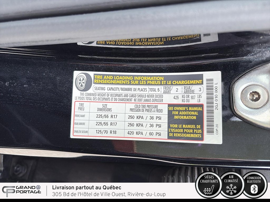 Volkswagen Taos Comfortline, boîte automatique, traction intégrale 2022 à Rivière-du-loup, Québec - 21 - w1024h768px