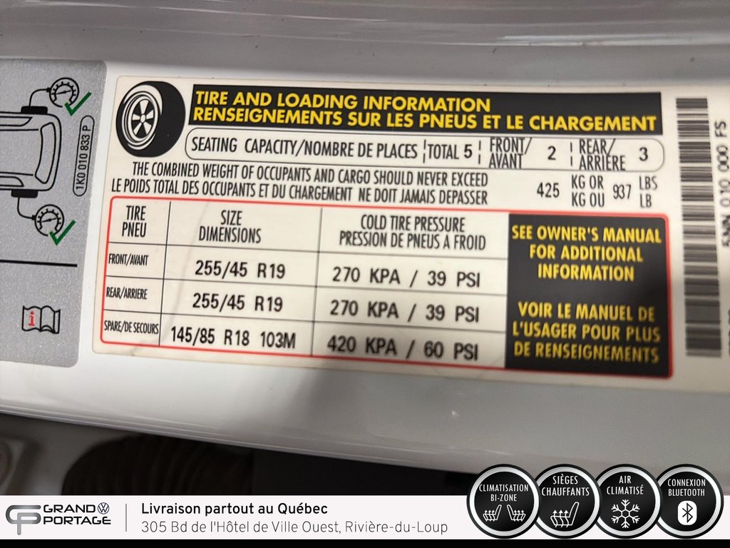 Volkswagen Tiguan Highline R-Line, boîte automatique à traction intégrale 2021 à Rivière-du-loup, Québec - 20 - w1024h768px
