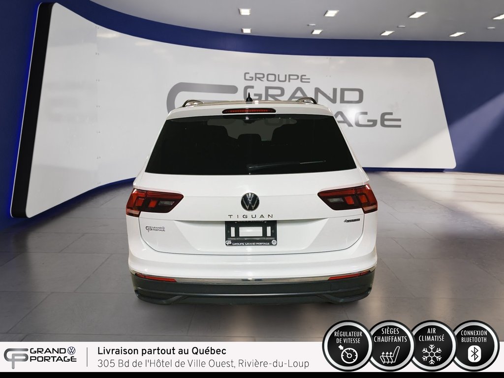 Volkswagen Tiguan Comfortline, boîte automatique, traction intégrale 2022 à Rivière-du-loup, Québec - 6 - w1024h768px