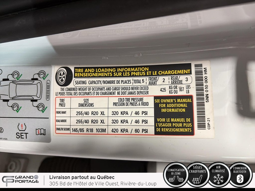 Volkswagen Tiguan Highline R-Line, boîte automatique à traction intégrale 2022 à Rivière-du-loup, Québec - 22 - w1024h768px