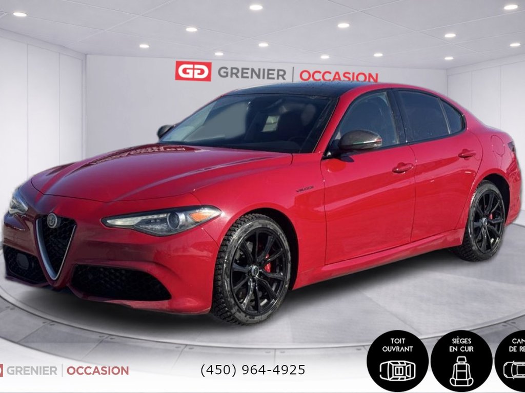 Alfa Romeo Giulia Ti Sport AWD Cuir Toit Navigation 2018 à Terrebonne, Québec - 5 - w1024h768px