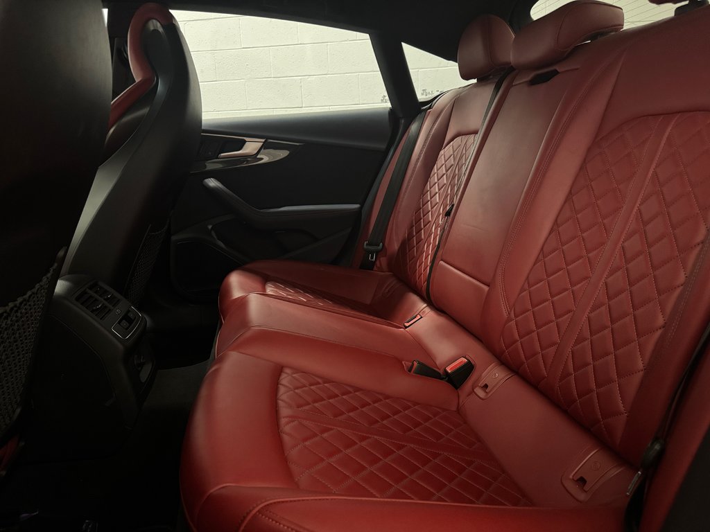 Audi S5 Sportback Technik Black Optic Package Cuir Rouge 2019 à Terrebonne, Québec - 22 - w1024h768px