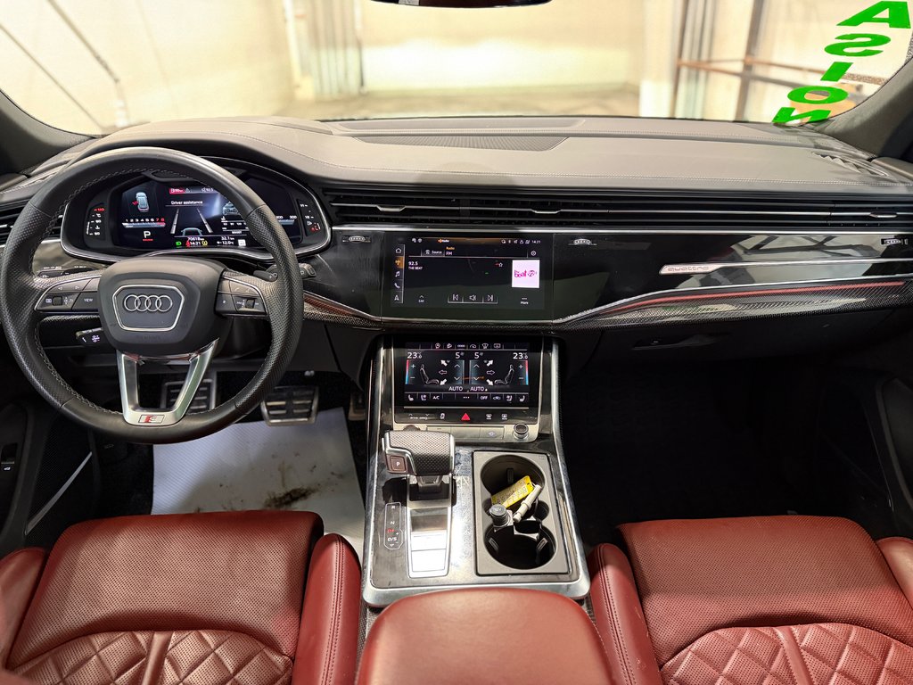 2022 Audi SQ8 Technik Black Optic Cuir Rouge in Terrebonne, Quebec - 24 - w1024h768px