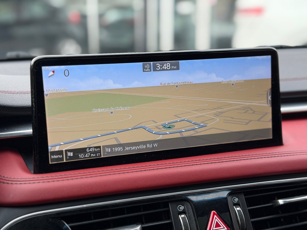 2022 GENESIS G70 3.3T Sport AWD Toit panoramique Cuir rouge in Terrebonne, Quebec - 18 - w1024h768px