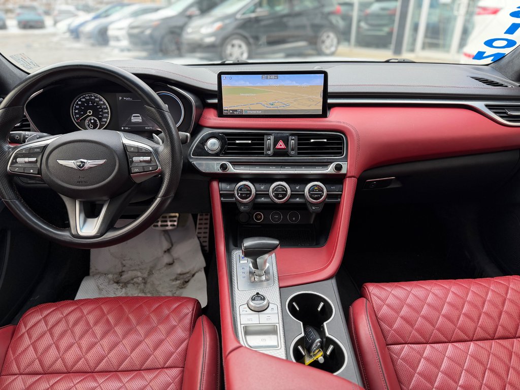 2022 GENESIS G70 3.3T Sport AWD Toit panoramique Cuir rouge in Terrebonne, Quebec - 24 - w1024h768px