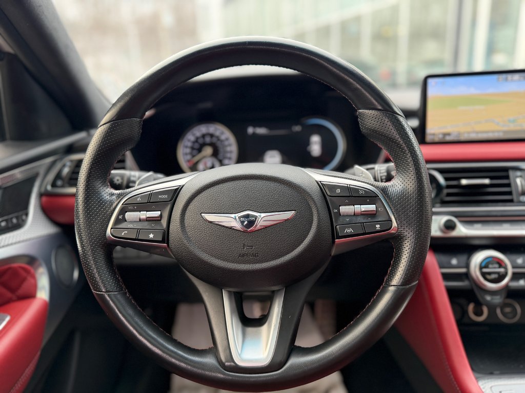 2022 GENESIS G70 3.3T Sport AWD Toit panoramique Cuir rouge in Terrebonne, Quebec - 23 - w1024h768px