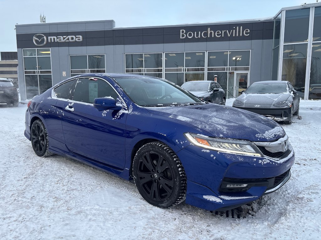 2016 Honda Accord Coupe TOURING  AT CUIR TOIT NAV JAMAIS ACCIDENTÉ in Boucherville, Quebec - 1 - w1024h768px