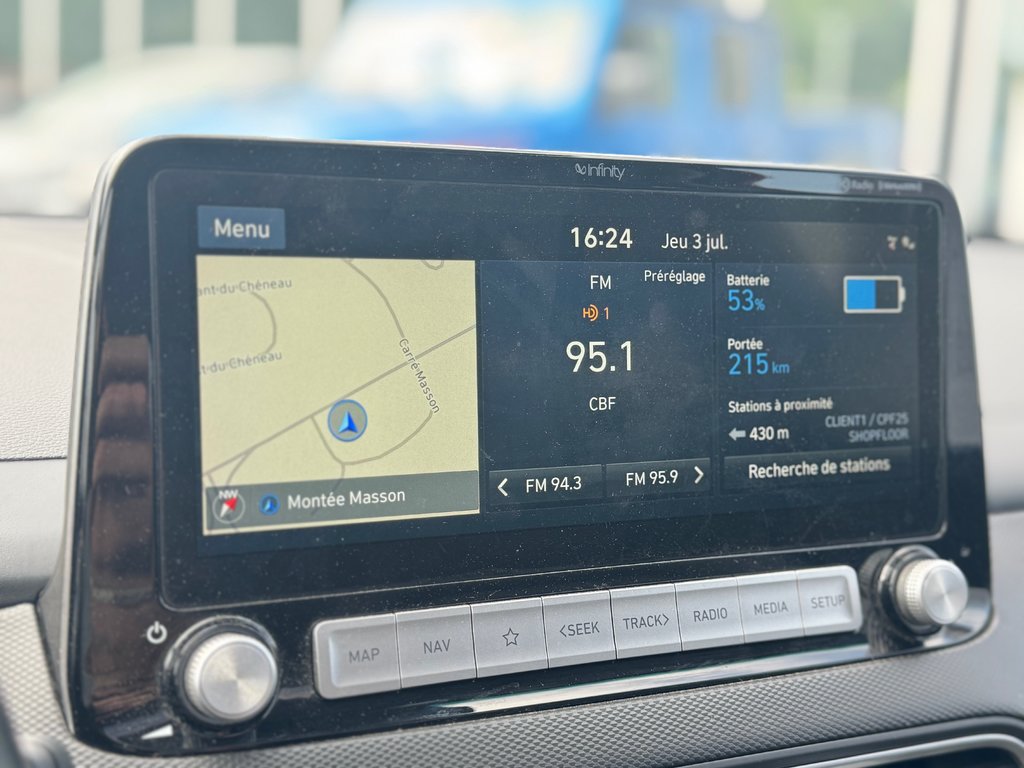 2020 Hyundai KONA ELECTRIC Ultimate Cuir Toit Ouvrant Bas Kilométrage in Terrebonne, Quebec - 16 - w1024h768px