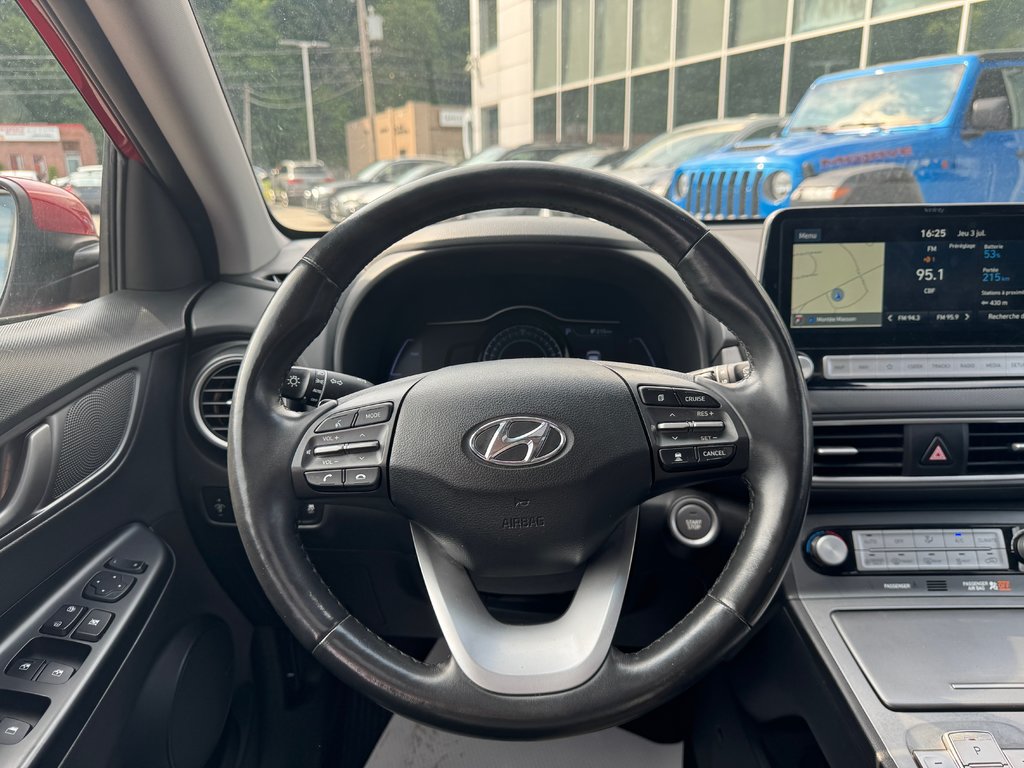 2020 Hyundai KONA ELECTRIC Ultimate Cuir Toit Ouvrant Bas Kilométrage in Terrebonne, Quebec - 21 - w1024h768px