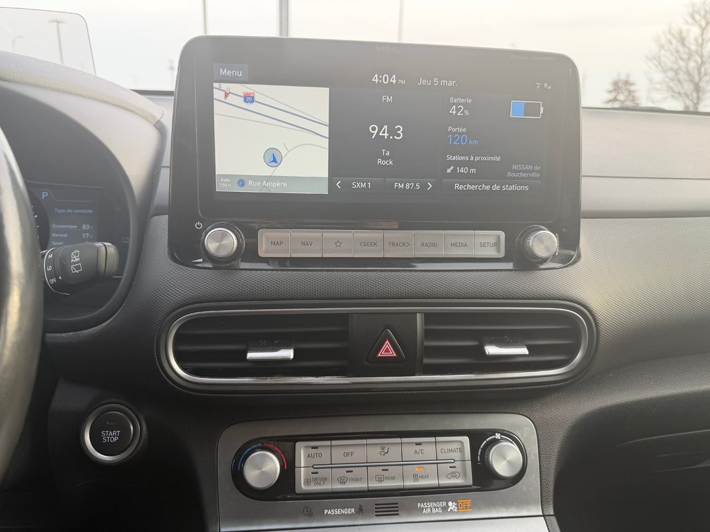 2021 Hyundai Kona Electric ULTIMATE CUIR NAV JAMAIS ACCIDENTÉ GARANTIE in Boucherville, Quebec - 18 - w1024h768px