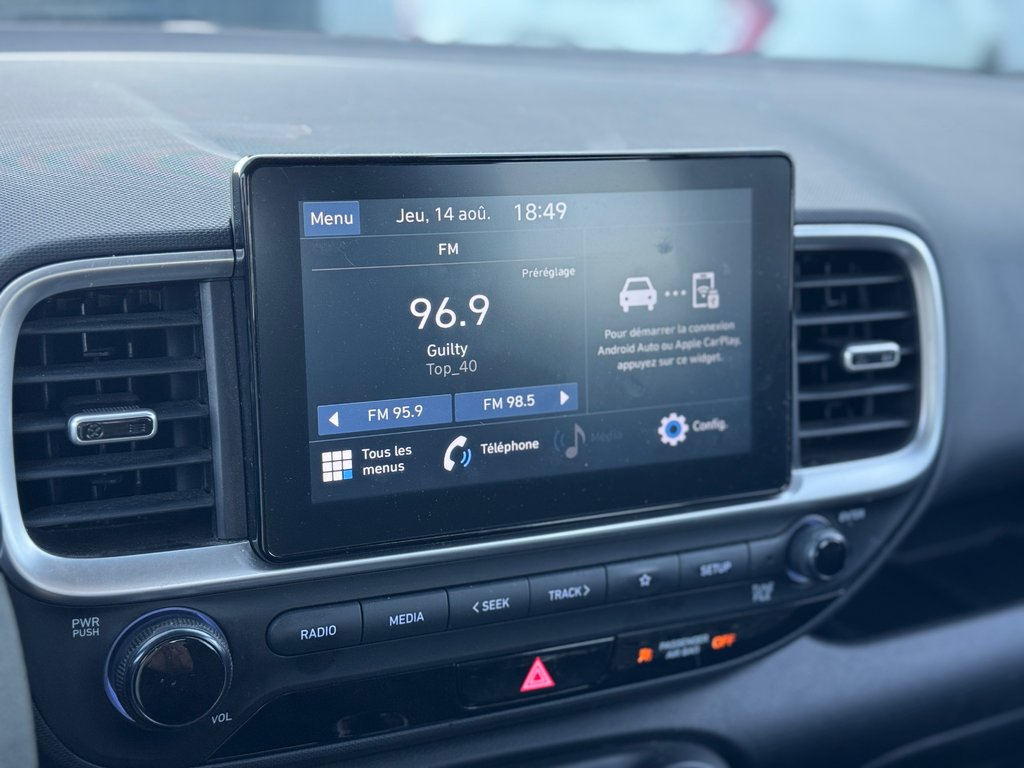 2021 Hyundai Venue Essential Régulateur de vitesse Bluetooth in Terrebonne, Quebec - 15 - w1024h768px