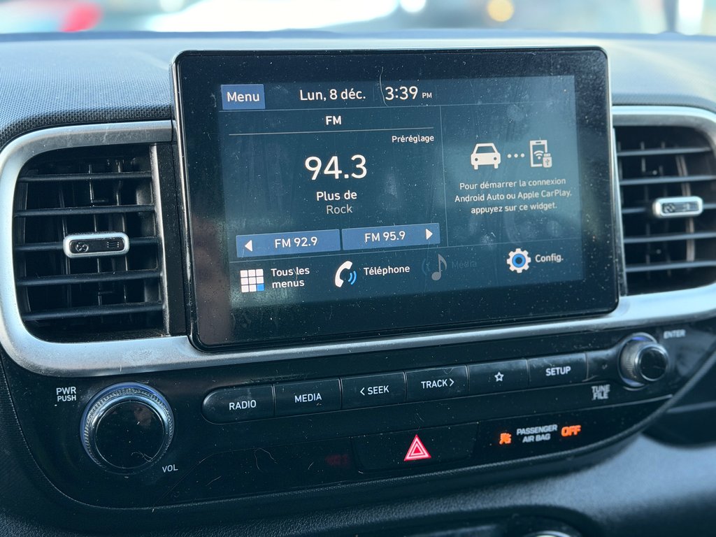 Hyundai Venue Essential Régulateur de vitesse Bluetooth 2021 à Terrebonne, Québec - 15 - w1024h768px