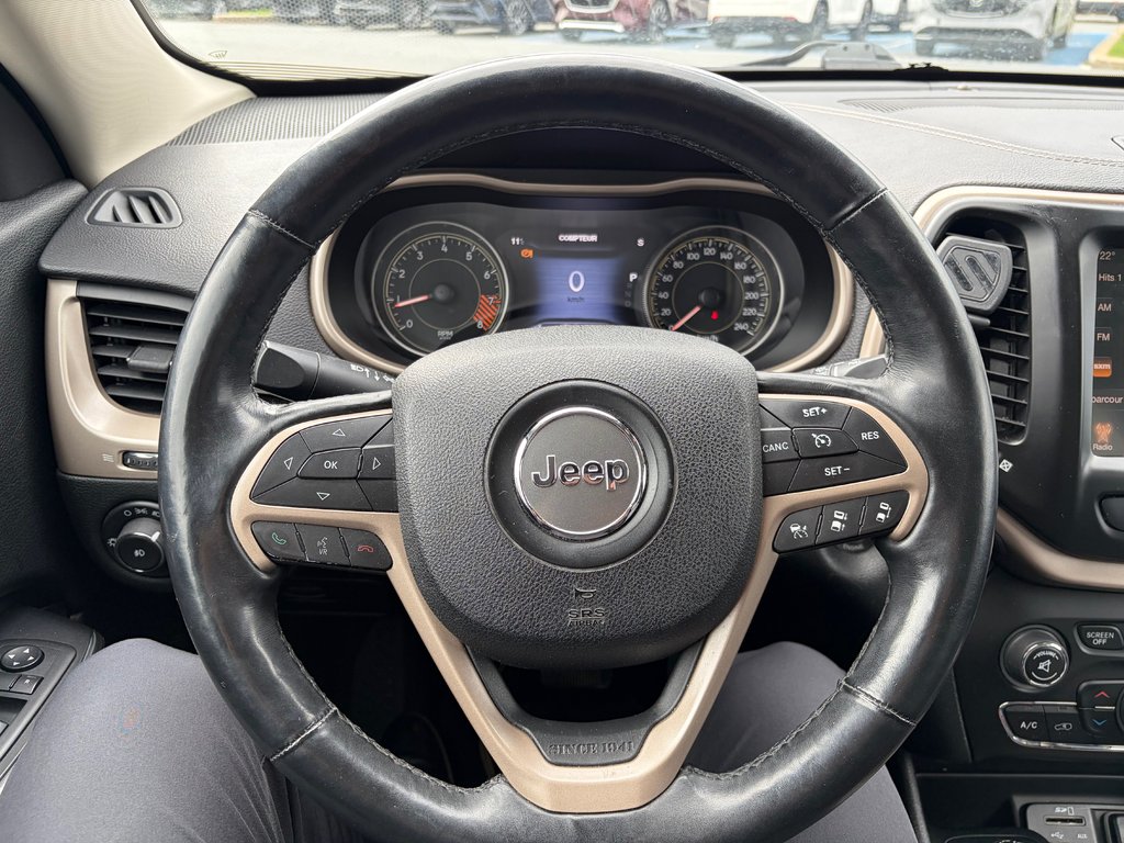Jeep Cherokee Limited 4X4 V6 JAMAIS ACCIDENTÉ CUIR TOIT PANO 2014 à Boucherville, Québec - 16 - w1024h768px