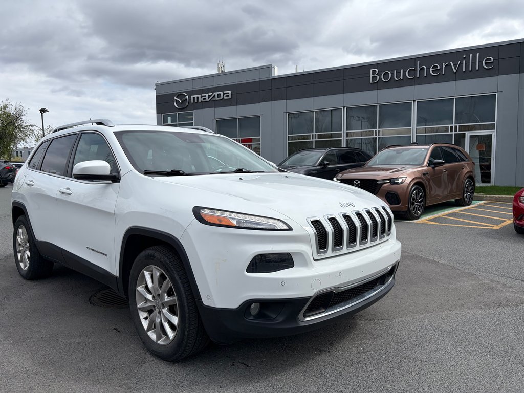 Jeep Cherokee Limited 4X4 V6 JAMAIS ACCIDENTÉ CUIR TOIT PANO 2014 à Boucherville, Québec - 1 - w1024h768px