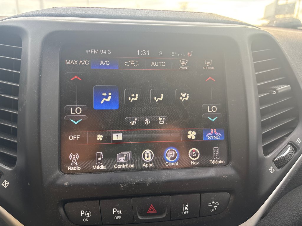 Jeep Cherokee Trailhawk Leather Plus 4x4 V6 2018 à Boucherville, Québec - 7 - w1024h768px