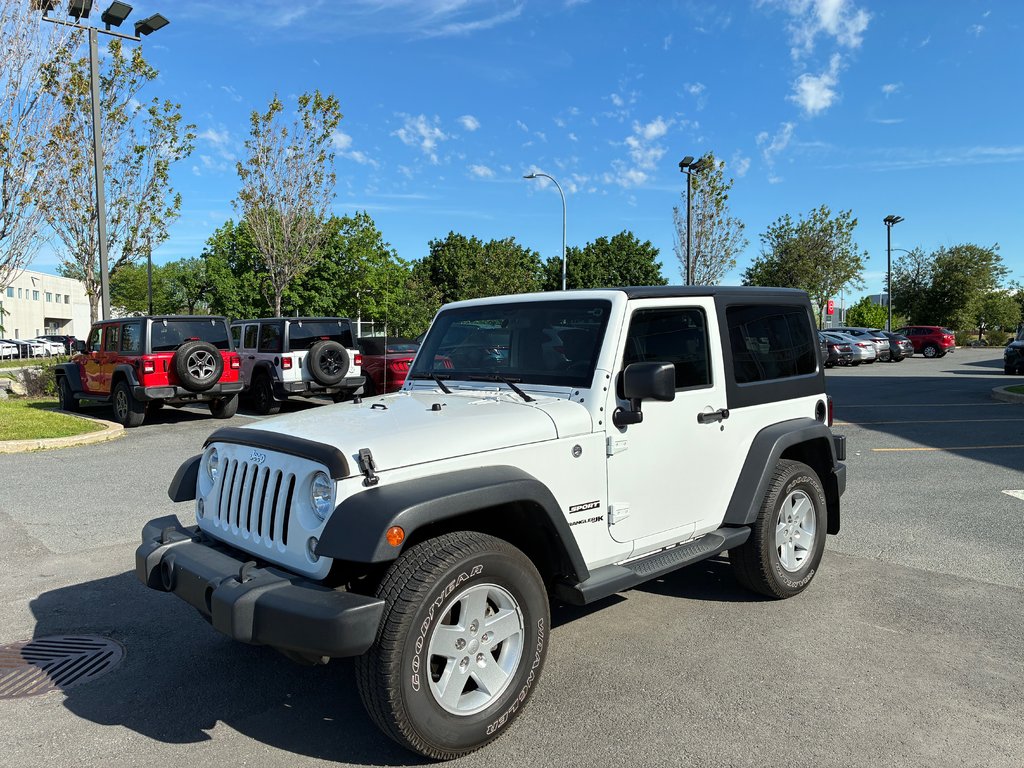 2018 Jeep Wrangler JK Sport, A/C, AUT, BAS KM, V6 2 TOITS in Boucherville, Quebec - 3 - w1024h768px