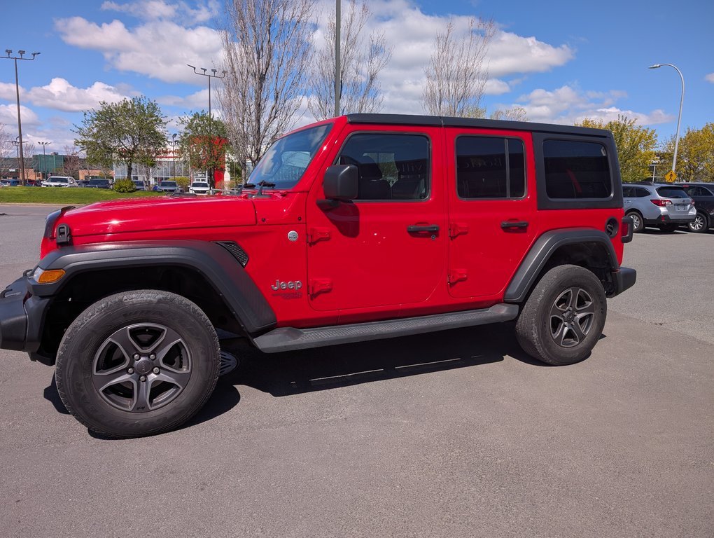 2018 Jeep Wrangler Unlimited SPORT JL  DÉMARREUR À DISTANCE, V6 3.6L PENTASTAR in Boucherville, Quebec - 5 - w1024h768px