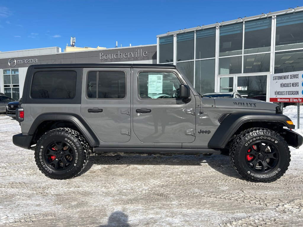 Jeep Wrangler Unlimited Willys, 2 TOITS, AUT 2021 à Boucherville, Québec - 3 - w1024h768px