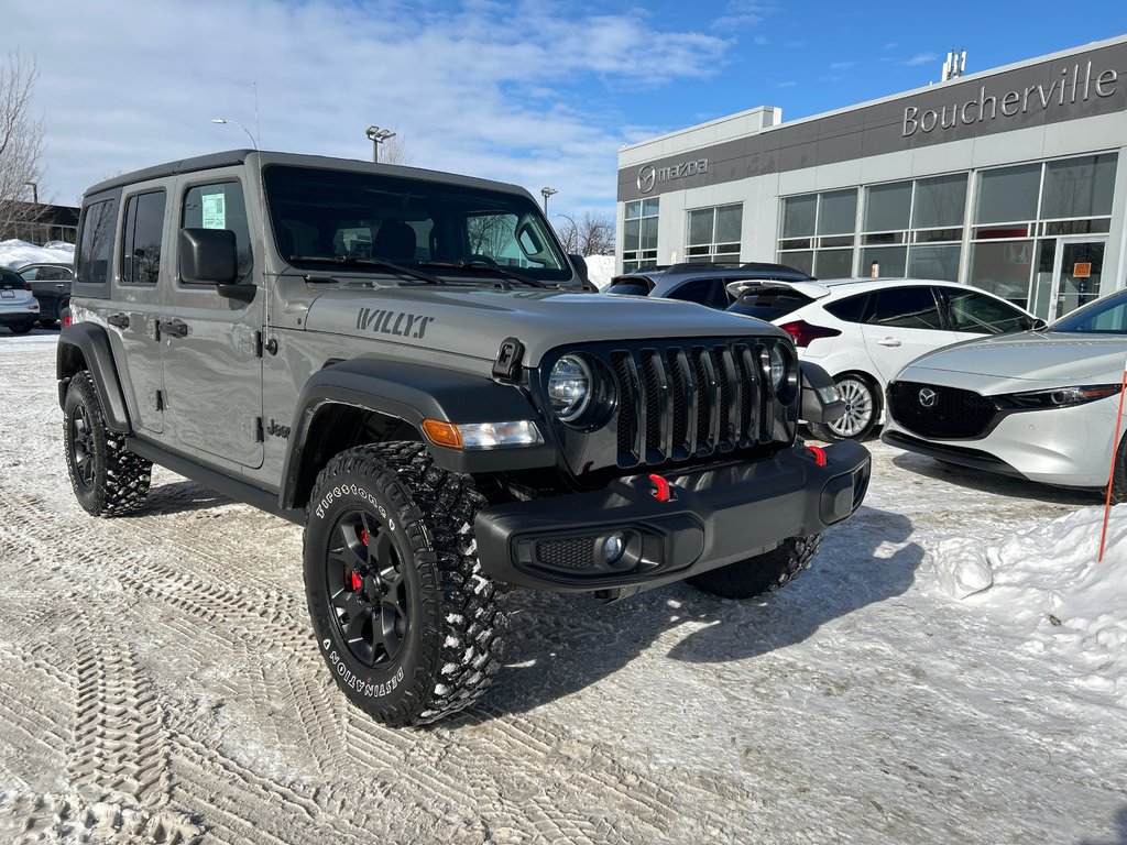 Jeep Wrangler Unlimited Willys, 2 TOITS, AUT 2021 à Boucherville, Québec - 1 - w1024h768px