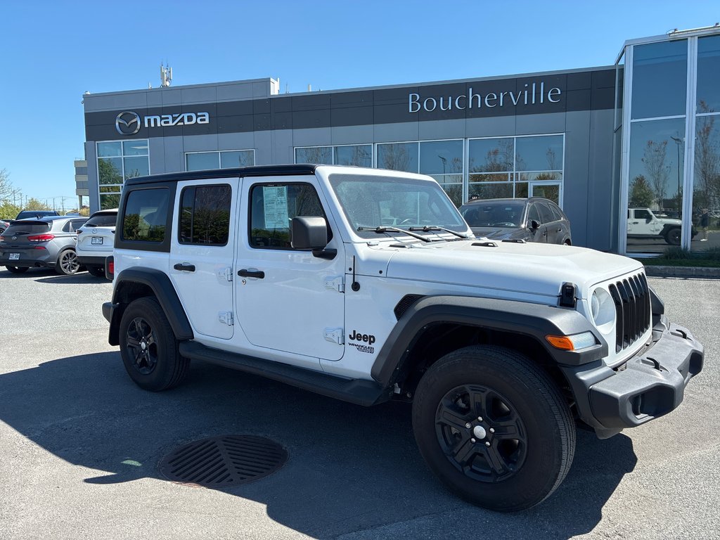 Jeep Wrangler Unlimited Sport ,V6,AIR, BAS KM 2021 à Boucherville, Québec - 1 - w1024h768px
