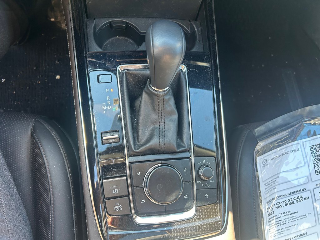 2023 Mazda CX-30 GT,CUIR, TOIT, NAV, BOSE, BAS KM in Boucherville, Quebec - 23 - w1024h768px