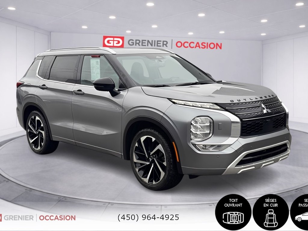 2023 Mitsubishi Outlander GT Premium 7 Passagers Toit Panoramique in Terrebonne, Quebec - 1 - w1024h768px