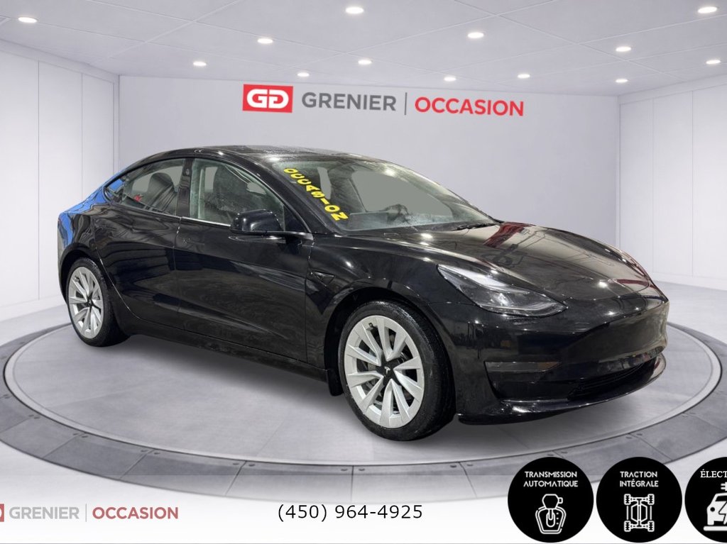 2022 Tesla Model 3 Long Range Awd Toit panoramique in Terrebonne, Quebec - 1 - w1024h768px