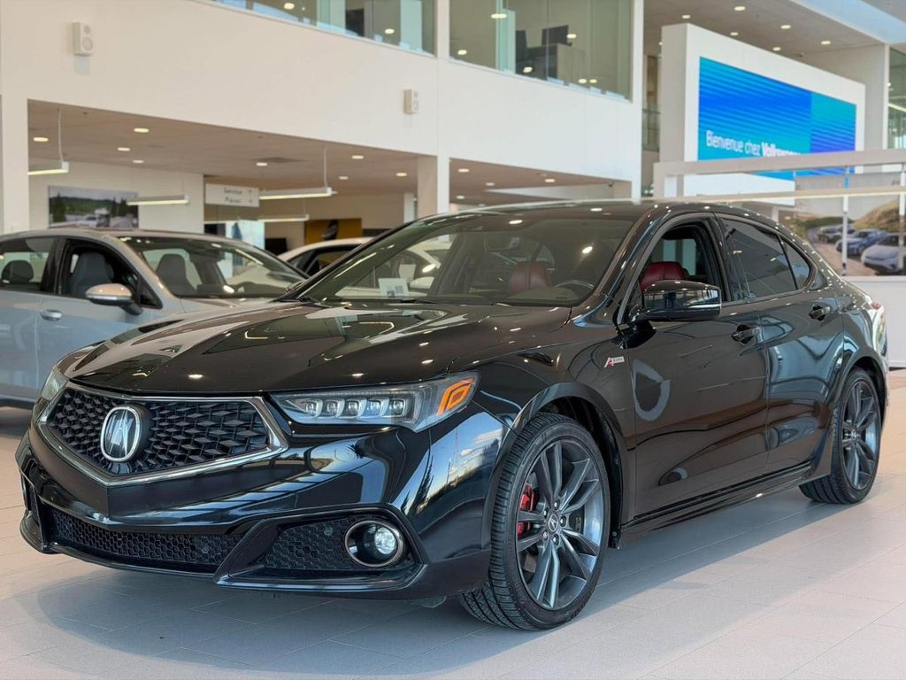2018 Acura TLX A-Spec Tech SH-AWD | DÉMARREUR | TOIT | CUIR ROUGE | NAV | CARPLAY | CAMÉRA +++ in Laval, Quebec - 4 - w1024h768px