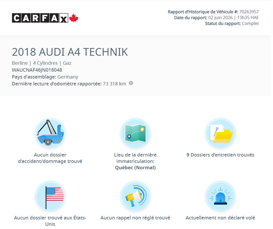 Audi A4 Technik | QUATTRO | CAMÉRA 360 | BANG & OLUFSEN | NAV | TOIT | CUIR | CARPLAY +++ 2018 à Laval, Québec - 2 - w1024h768px