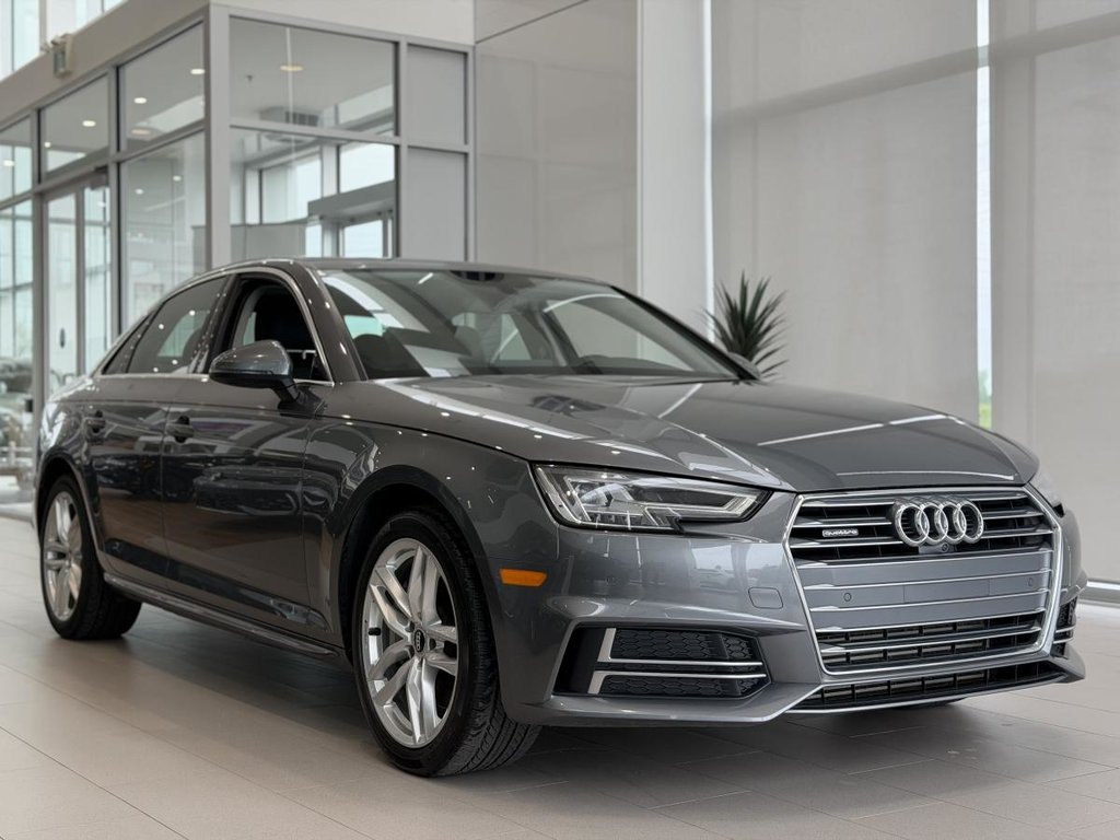 Audi A4 Technik | QUATTRO | CAMÉRA 360 | BANG & OLUFSEN | NAV | TOIT | CUIR | CARPLAY +++ 2018 à Laval, Québec - 1 - w1024h768px
