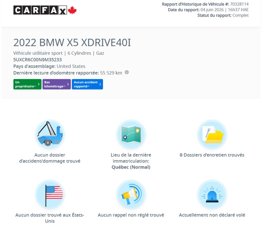 2022 BMW X5 xDrive40i | TOIT PANO | CUIR | NAV | CARPLAY | CAMÉRA +++ in Laval, Quebec - 2 - w1024h768px