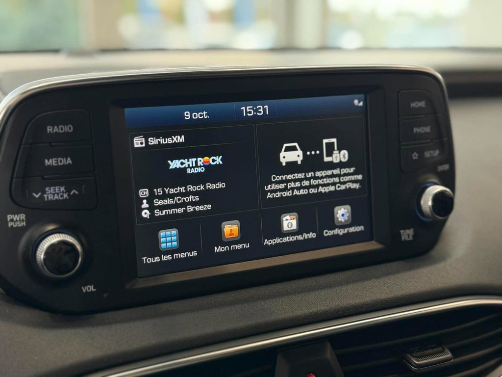 2020 Hyundai Santa Fe Preferred w/Sun&Leather Package AWD | 8 ROUES | BAS KM | CUIR | TOIT PANO | CAMÉRA | CARPLAY +++ in Laval, Quebec - 17 - w1024h768px
