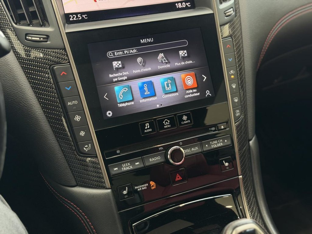 2020 Infiniti Q60 Red Sport I-LINE AWD | CUIR | NAV | TOIT | DÉMARREUR | CAMÉRA 360 | BOSE | CARPLAY +++ in Laval, Quebec - 16 - w1024h768px