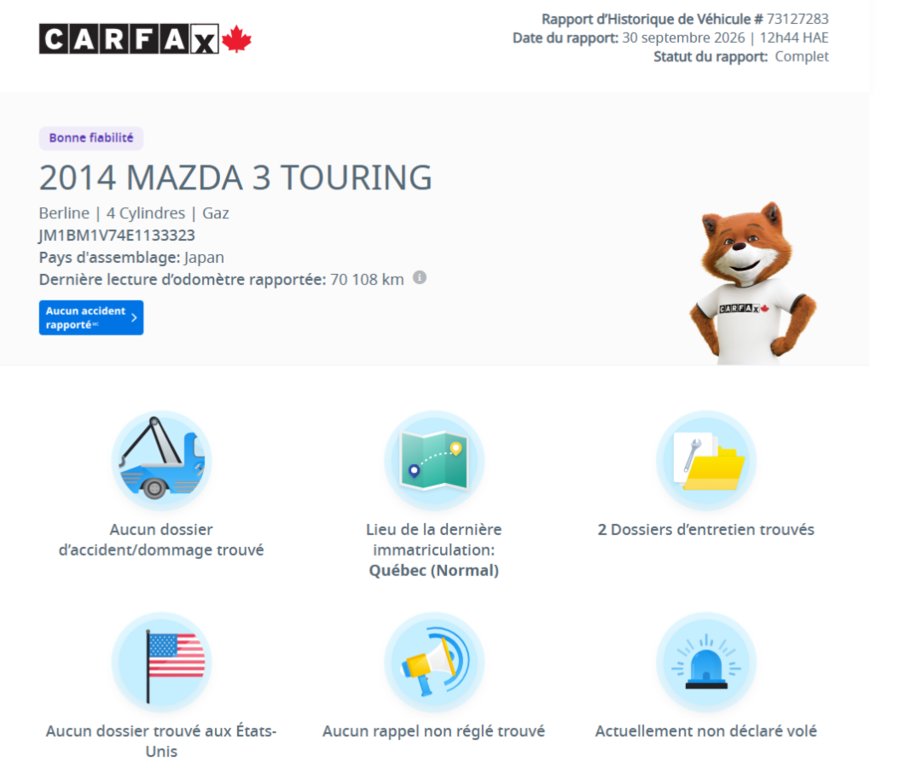 2014 Mazda 3 GS | BAS KM | NAV | CAMÉRA | BLUETOOTH +++ in Laval, Quebec - 2 - w1024h768px