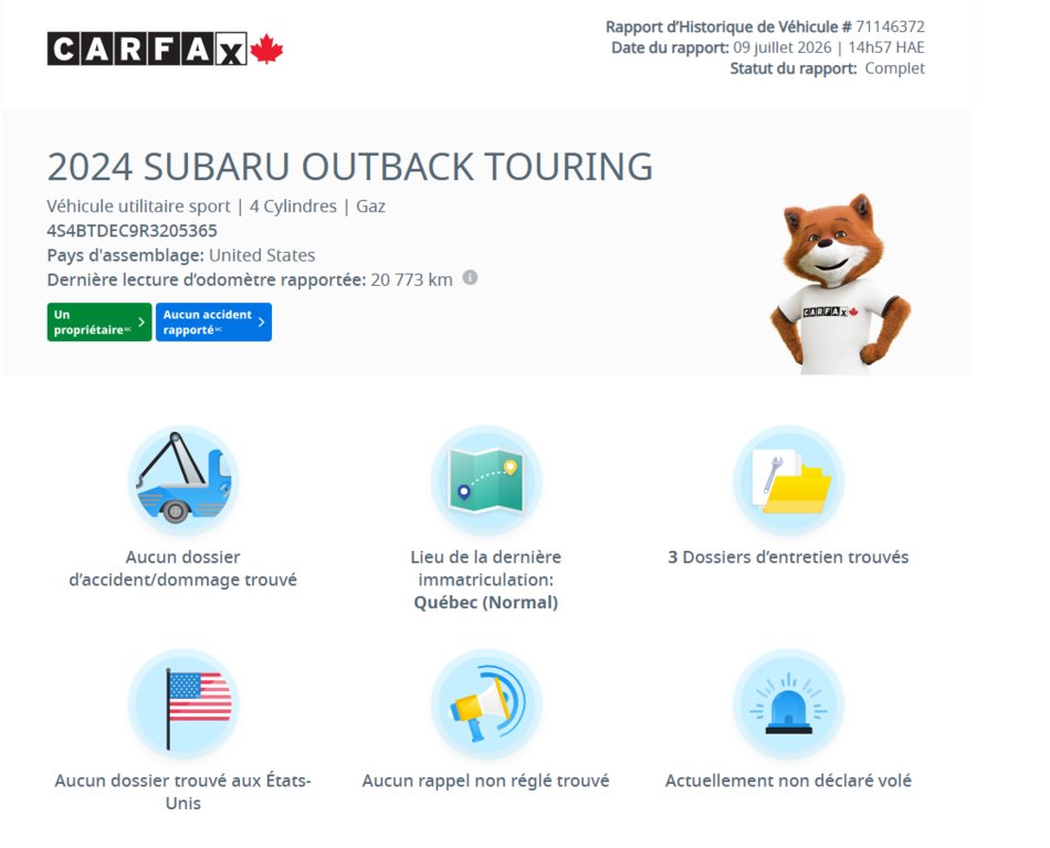 Subaru Outback Touring AWD | 8 PNEUS | TOIT | CARPLAY | CAMÉRA +++ 2024 à Laval, Québec - 2 - w1024h768px